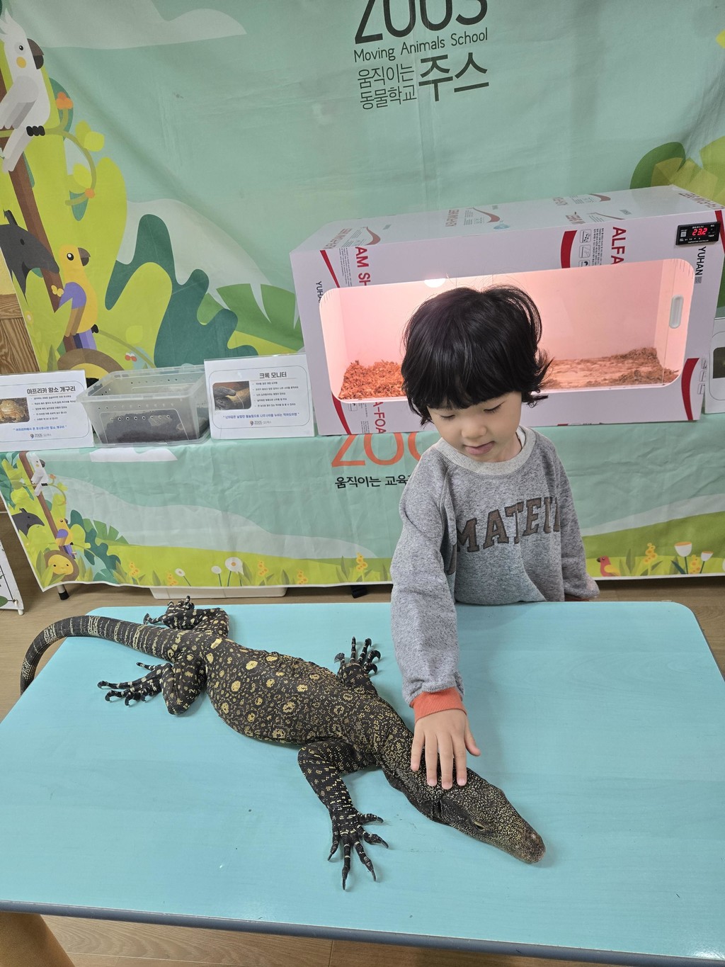 실제 교실 생태수업 사진 1